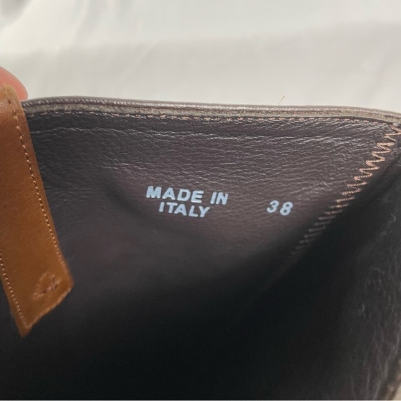 Golden Goose Pony Tall Leather Distressed Riding Boots - Picture 14 of 15